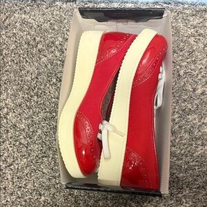 Red Canvas Kids Shoes